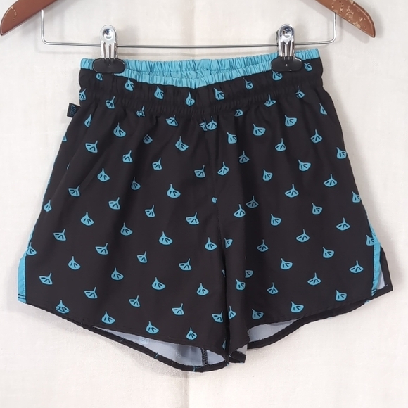 Patas Azules by Roland Navy Blue Print Athletic / Swim Shorts Size Youth Small - Picture 1 of 6